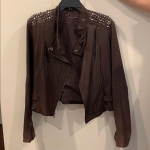 Dallin Chase Brown Leather Jacket